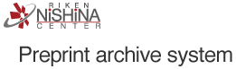 RIKEN NISHINA CENTER, Preprint archive system